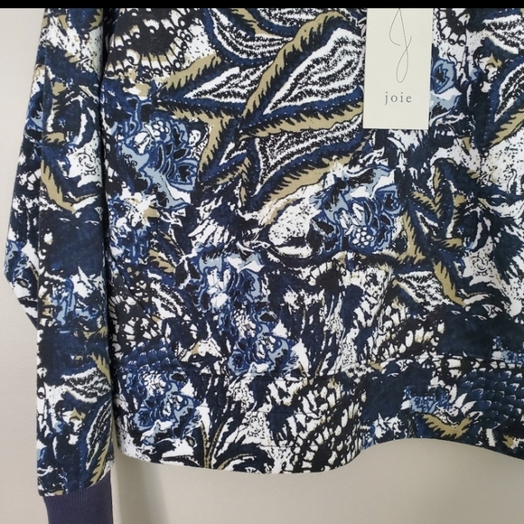 Joie Caleigh Crewneck Sweatshirt w/ Thumb Holes - Picture 6 of 6